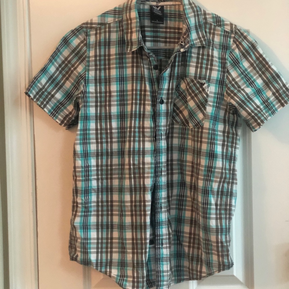Boys short-sleeved dress shirt
